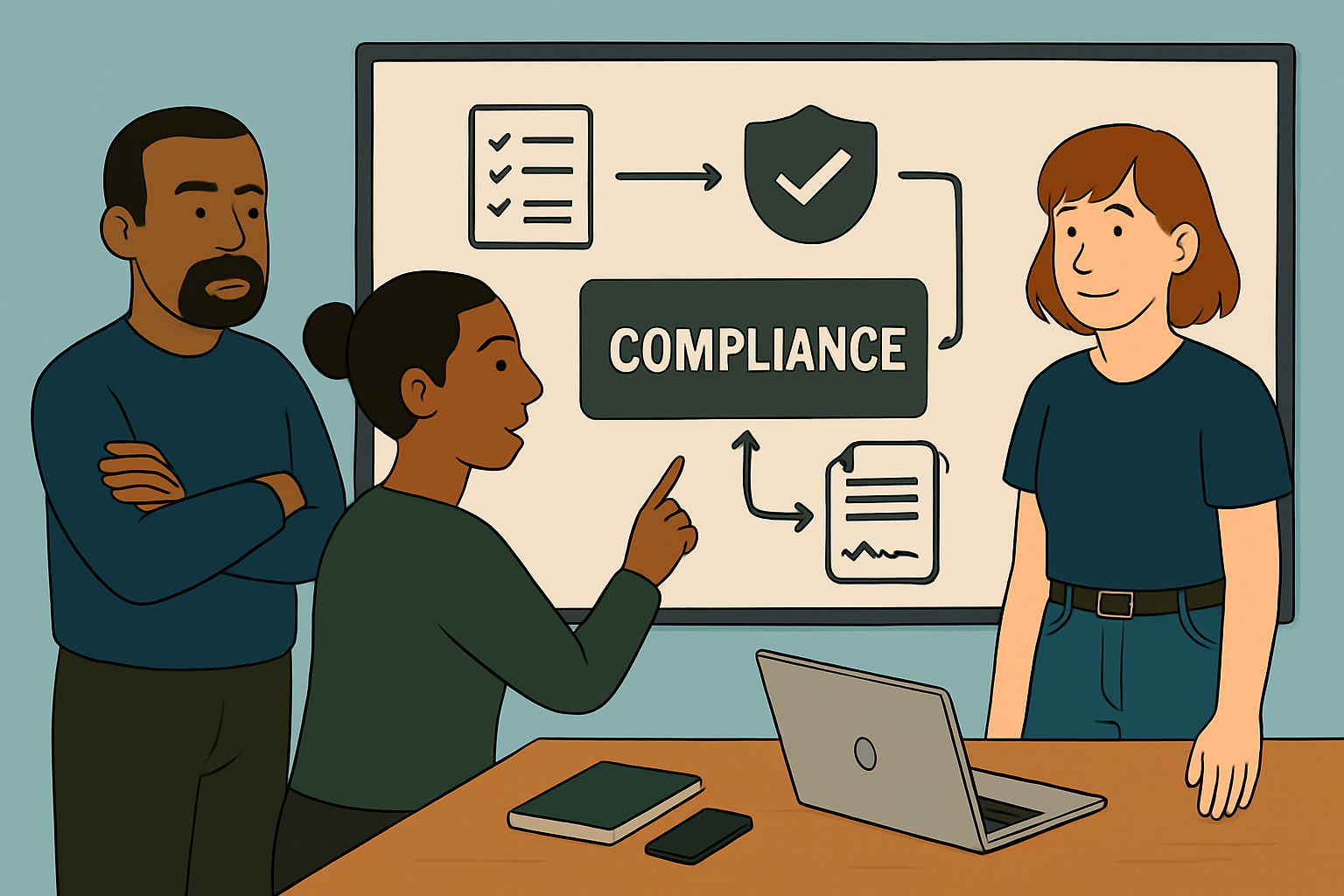 Compliance Solutions Illustration